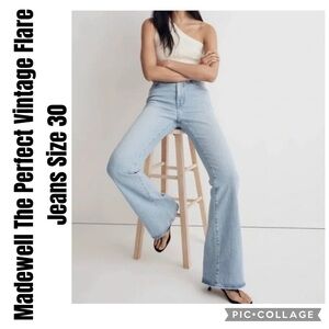 Madewell The Perfect Vintage Flare Jeans Size 30